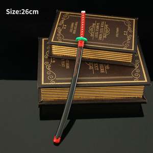 Top Demon Killer Anime Kimetsu 26cm Prop Sword No Yaiba Warrior Toy Sword para colección Display Gift - Product Image 5