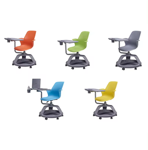 Usine directement en gros populaire DX01 + 03R chaise d'étude/chaise de classe/chaise de formation avec bloc-notes - Product Image 1