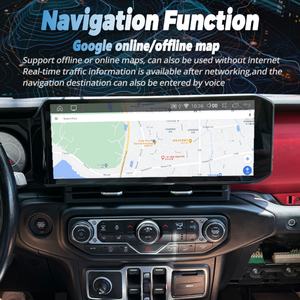 Écran QLED 15 pouces pour Jeep Wrangler 2018-2022, autoradio Android avec CarPlay sans fil, navigation GPS, lecteur multimédia, 4G WIFI - Product Image 6