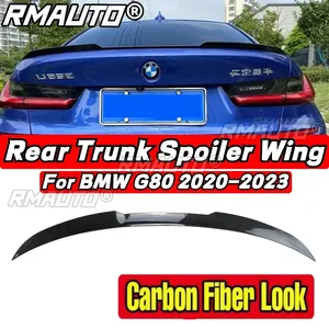 For BMW G80 M3 2020-2023 Rear Spoiler Wing Body Kit BMW G80 Car Rear <b>Trunk</b> Spoiler Car Accessories Rear <b>Trunk</b> Wing Exterior Part - Product Image 2