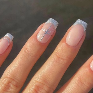Etsy – <span class=keywords><strong>faux</strong></span> ongles en acrylique, forte pression sur les ongles faits à la main avec de la <span class=keywords><strong>poudre</strong></span> acrylique - Product Image 5