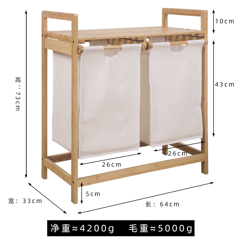 White double drawer multi-functional shelf