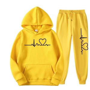 Conjunto Deportivo con Estampado de Corazón, Otoño-Invierno 2026, Nuevo Estilo Europeo Americano Unisex para eBay, <span class=keywords><strong>Amazon</strong></span>, Wish - Product Image 6