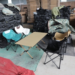 Mesa <span class=keywords><strong>Plegable</strong></span> Portátil para Acampar al Aire Libre, Mesa <span class=keywords><strong>Plegable</strong></span> para Jardín, Pesca, Senderismo y Camping - Product Image 3