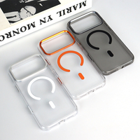 Coque de téléphone en acrylique transparente avec chargement magnétique sans fil, antichoc, pour iPhone 17, fabricant OEM ODM Chine