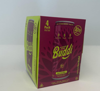 Boîte en carton ondulé à 3 couches de type E pour emballage de 4, 6 ou 8 bouteilles de bière, impression externe personnalisée, vente en gros