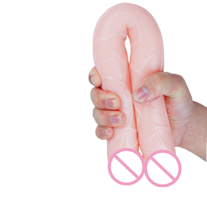 Vibrador de Doble Cabeza con Pene Artificial de Silicona y TPE Personalizado para Lesbianas, Consoladores Grandes de 14.96 Pulgadas para Mujeres, Enormes y Realistas - Product Image 2