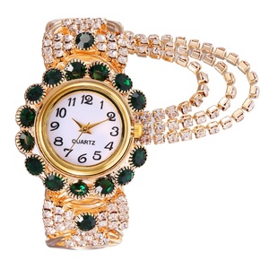 Reloj de Pulsera de Lujo para Mujer, Reloj de Cuarzo con Cristales de Diamantes, Elegante Reloj de Joyería - Product Image 6