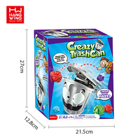 Jeu de tir électrique HW Crazy Trash Can pour l'intérieur, jeu de tir compétitif, jeu de société amusant pour soulager le stress, jouet pour enfants