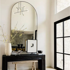 Esthetische Kamer Decor Gebogen Led Decoratieve Muurspiegels - Product Image 4