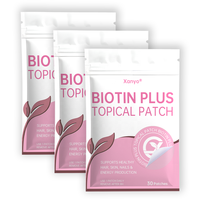 Patchs de suppléments vitaminiques pour la santé, patchs topiques hypoallergéniques de haute qualité à la biotine pour les cheveux, la peau et les ongles