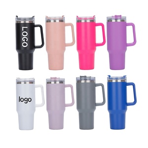 Mug de voyage isotherme <span class=keywords><strong>Stan</strong></span> 1.0 de 40 oz avec poignée, gobelet sous vide en acier inoxydable pour voiture, voyage, anti-fuite - Product Image 6
