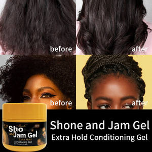 Vendeur chaud <span class=keywords><strong>Gel</strong></span> de contrôle des bords de qualité Salon taille en vrac flocons hydratants longue durée pour les cheveux bouclés grossier crépus 4c <span class=keywords><strong>Gel</strong></span> de tressage - Product Image 3