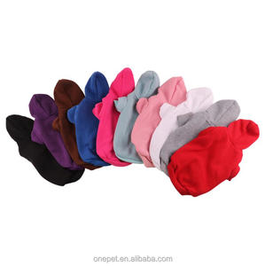 단색 무지 패턴 반려동물 의류 맞춤 로고 강아지 옷 후드티 무지 - Product Image 1