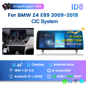 Mekede Android 12 Qualcomm Snapdragon 662 Màn hình Cảm Ứng <span class=keywords><strong>Cp</strong></span> Bt5.0 GPS Âm Thanh Xe Hơi Cho BMW Z4 E89 2009-2018 - Product Image 5