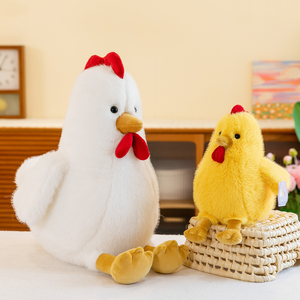 Juguetes de Peluche de Pollo Divertidos y Adorables, Juguetes de Animales de <span class=keywords><strong>Granja</strong></span> Suaves, Juguetes de Peluche para Niños, Regalos de Cumpleaños - Product Image 3