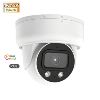 Caméra de sécurité extérieure CCTV 4MP 5MP avec vision nocturne IR, compatible avec les caméras de surveillance intelligentes et dotée de la détection intelligente