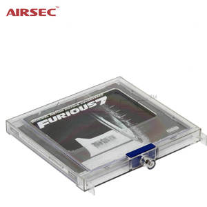 Caja de Seguridad Individual para CD de Plástico <span class=keywords><strong>EAS</strong></span> Anti-Robo <span class=keywords><strong>Airsec</strong></span> para Tiendas de CD - Product Image 1