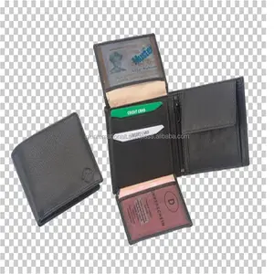 Soft grain leather men's wallet high quality