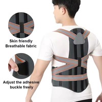 Ceinture de soutien lombaire respirante de haute qualité pour corriger la posture et améliorer le dos en cas de cyphose, en polyester