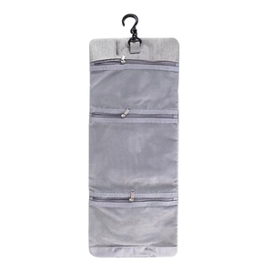 Trousse de Toilette de Voyage Grande Capacité Suspendable, Résistante à l'Eau, pour Cosmétiques et Pinceaux, Fabriquée au Vietnam - Product Image 5