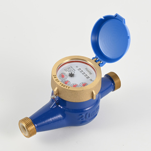 3/4 'ロータリーピストン容量水道メーターボディ真鍮流れメートルクラスC - Product Image 3