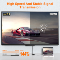 Câble en feuille d'aluminium 8K A259 pour HDMI 2.1 48Gbps Noyau en cuivre 8K 1-9.1m Veste en PVC pour moniteur Haute résolution 48Gbps 8K
