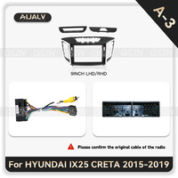 AIjia - Panel de Control para Automóvil con GPS Portátil de 9 Pulgadas, DSP, Mirror Link, Tarjeta SD, Amplificador RGB, Pantalla Táctil, Pantalla Dividida, IX25/CRETA