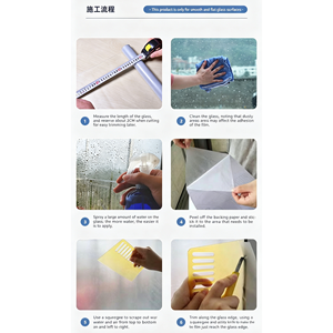 Pellicola in PVC Autoadesiva Satinata, <span class=keywords><strong>Film</strong></span> per Finestre Diffusore di Luce e Privacy per Uffici, Bagni, Appartamenti, Palestre - Product Image 6