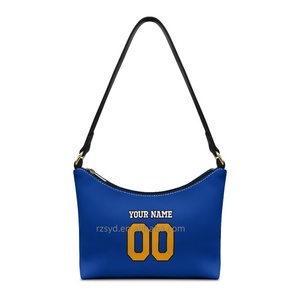 Custom New Buffalo Color PU Shoulder Bag America <strong>Football</strong> Teams Underarm Zipper Bag Commuter Bag <strong>Christmas</strong> <strong>Gift</strong> Quality Cheaper - Product Image 4