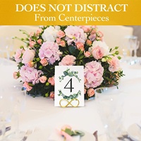 Largement Application Fête de mariage Hôtel Restaurant personnalisé métal table numéro support titulaire place porte-carte