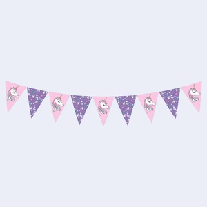 Guirlande de bannière en plastique Minnie 2,3 m pour fête, décorations suspendues, fournitures de fête festives, lot de 2 pièces - Product Image 3