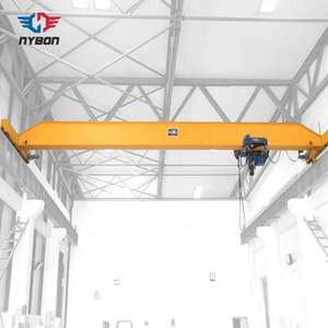 Polipasto de monorriel europeo de peso ligero de <span class=keywords><strong>30</strong></span> toneladas Grúa de viaje aérea de una sola viga con columnas y pista - Product Image 6