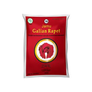 Galian Rapet JMK Herbal Jamu 7g x 5 piezas ofrece beneficios herbales confiables para la frescura íntima y la comodidad femenina - Product Image 3