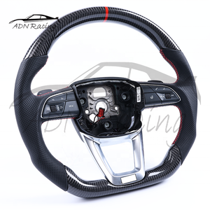 Volant chauffant en fibre de carbone véritable pour <span class=keywords><strong>Audi</strong></span> B9.5 8W S4 RS4 ACC HOD Détection des mains - Product Image 3