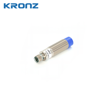 Capteur de proximité inductif Kronz M18*1, distance de détection non encastrée de 16 mm, 10-30 VDC, connecteur M12, sortie PNP NO, IP67, longueur de 79 mm
