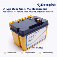 Kit d'entretien rapide Ratopink PG0409 type D Qube, remplacement pour imprimante CIJ Domino A320I A420I A520I