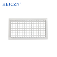 Grille d'aération carrée en alliage d'aluminium de haute qualité, design moderne, vente en gros d'usine, pour climatiseur, installation facile