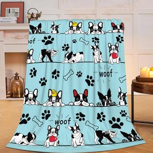 Custom Digital Printed Cartoon Animal Airplanes Flannel Blanket Soft Warm Cozy Knitted <strong>Bedding</strong> Decorative Warm and Comfortable - Product Image 3