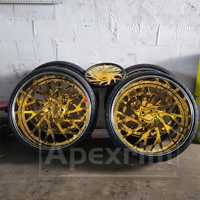 Jantes en alliage chromé forgé de 26 pouces, 5x114.3 PCD, 4 pièces, déport arrière de 25 mm pour Chevy C10 Cutlass Impala Monte Carlo