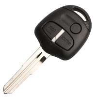 Carcasa de llave remota para coche de 2 botones con llave de repuesto para Mitsubishi Lancer EX Outlander ASX Grandis Colt Plus