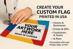 Promotion, Vente en gros, Drapeaux personnalisés de haute qualité, Publicités intérieures et extérieures de toutes tailles, Conception gratuite, Drapeaux sur mesure - Product Image 4