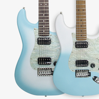 Guitarra Eléctrica ST OEM de Alta Calidad, 39 Pulgadas, Madera Sólida, 6 Cuerdas, Nivel Inicial para Principiantes