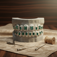 Grillz personnalisés en argent sterling 925 avec moissanite taille brillant sertie clos, style Hip Hop pour rappeurs, bijoux pour hommes et femmes, idéal pour les fêtes