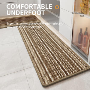 Alfombra de Cocina Verona Rectangular a Rayas de Poliéster Antideslizante, Absorbente de Aceite y Resistente al Agua para Restaurante y Cocina - Product Image 4