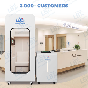 غرفة أوكسجين مضغوط للاستخدام المنزلي 1.5 ضغط جوي Q335 من الفولاذ المقاوم للضغط تتسع لشخص واحد بتركيز أكسجين 93%3% - Product Image 4