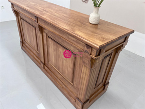 Mostrador de Recepción Moderno Yicheng Beauty para Salón, Hogar, <span class=keywords><strong>Bar</strong></span> y Dormitorio, Material de Madera con Múltiples Espacios de Almacenamiento - Product Image 5