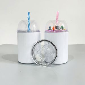 Gobelets en acier inoxydable de 10 oz (Lowball), 22 oz (Fatty) et 20 oz (Tumbler) avec couvercles à figurines en dôme DIY pour mini figurines en résine - Product Image 3