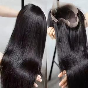 Perruque en cheveux humains avec dentelle frontale brute indienne 13x4 13x6, perruques frontales en dentelle HD sans colle, perruques lisses vietnamiennes pour femmes noires - Product Image 3