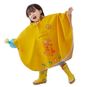 Casaco de chuva poncho dinossauro, capa de chuva para crianças, meninos, meninas, crianças, roupas escolares impermeáveis - Product Image 3
